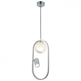 MEDO 1+1 KROM ELİPS AVİZE 1XGU10+1XE27 1000704102 - 1613-51-12